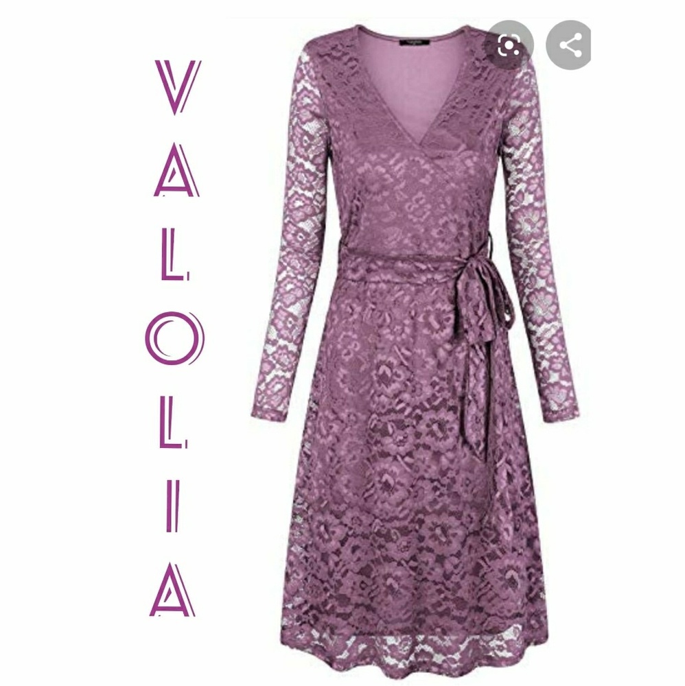 VIOLET A line tea Dress